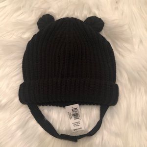 Baby Gap Brannan Bear Beanie Black Size 0-6 months